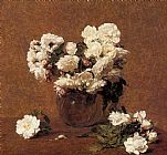 Henri Fantin-Latour Roses Aime Vieberg painting